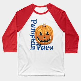 Pumpkin face Baseball T-Shirt